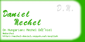 daniel mechel business card